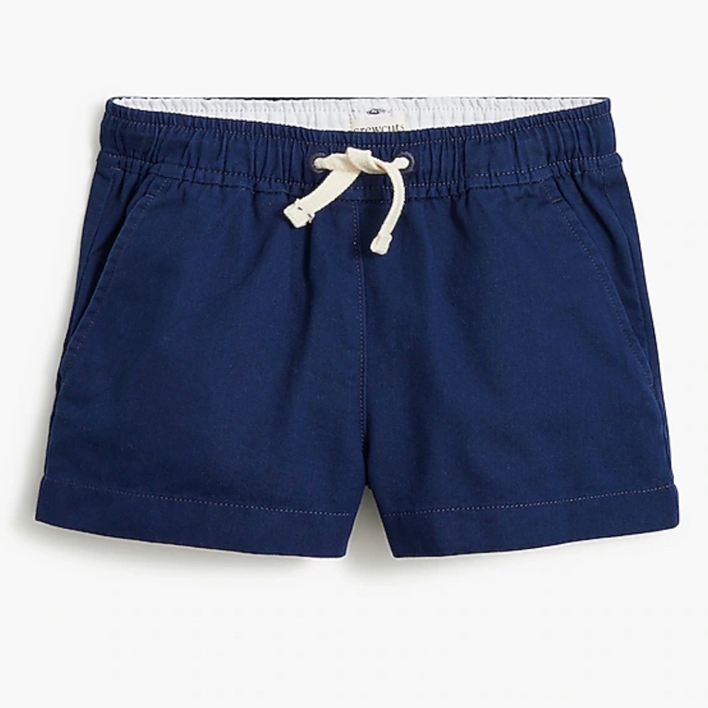 J.Crew Girls' pull-on short - Navy NWT